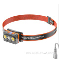 COB+XPG SENSOR HEADLAMP HEAD DARIPADA HEAD DAPATKAN Lampu Flash